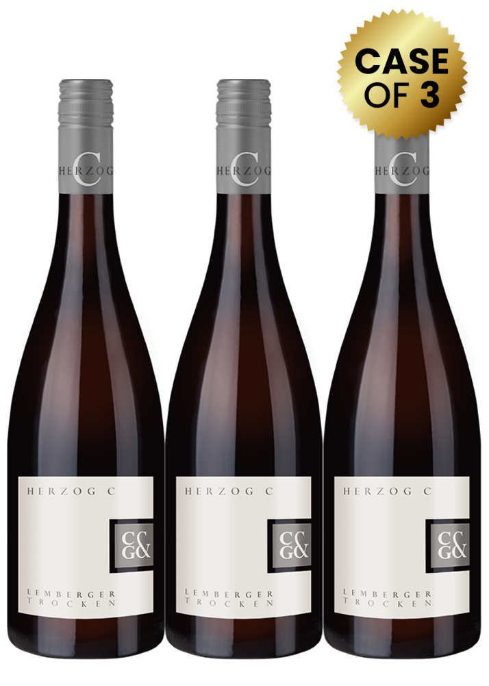 C&G Herzog C Lemberger Trocken 75cl (Buy 3 Bottles Promo)