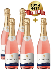 Jacob's Creek Sparkling Rose 75Cl (Buy 4 Get 1 Free)