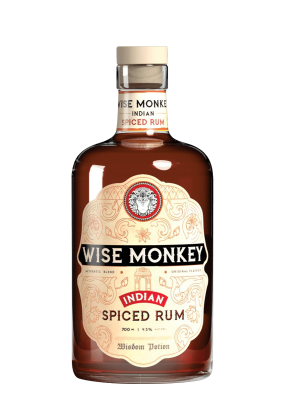Wise Monkey Indian Spiced Rum 70 Cl.