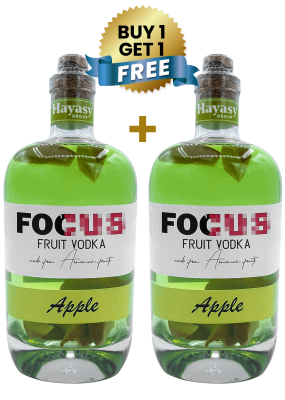 FOCUS Fruit Vodka Apple 70Cl (Buy 1 Get 1 Free)